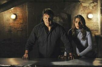 Caskett Image Castle S4 Ep Cuffed HD Wallpaper And