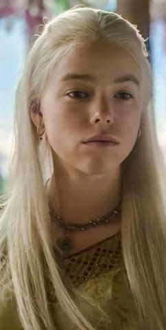 Rhaenyra Targaryen Wallpaper House Of The Dragon In Silver
