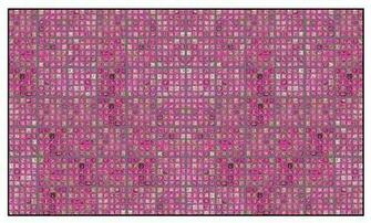 Faux Glass Tile Pink Gray Wallcoverings Backsplash Sq