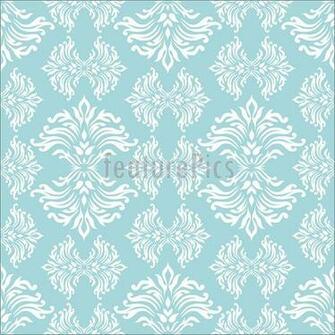 Illustration Of Light Blue Floral Background With Flowing Design That
