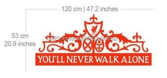 You Ll Never Walk Alone Sticker Moonwallstickers