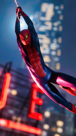 Spider Man Swing Playstation Game 4k Wallpaper iPhone HD Phone 4980h