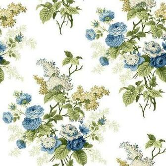 York Wallcoverings Er8178 Wallpaper Waverly Cottage Home Decor White