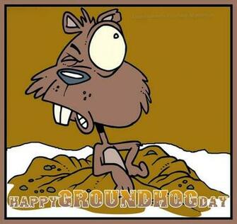 Happy Groundhog Day Wallpaper