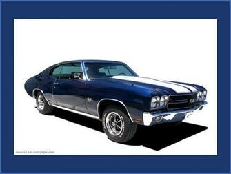 Chevelle Ss Wallpaper Blue Coupe