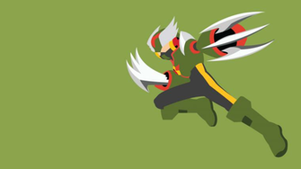 Mega Man Battle Network Slash Cross Wallpaper By