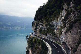 Interlaken Road Switzerland Wallpaper