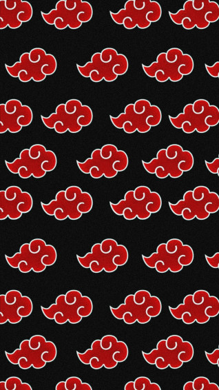 Akatsuki Clouds iPhone Background Wallpaper
