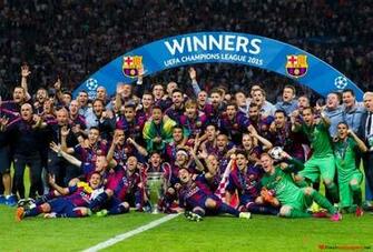 Fc Barcelona Winners Uefa Champions League Wallpaper