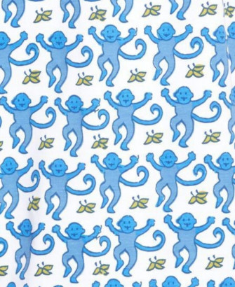 Blue Preppy Monkeys iPad Case Skin By Designzz