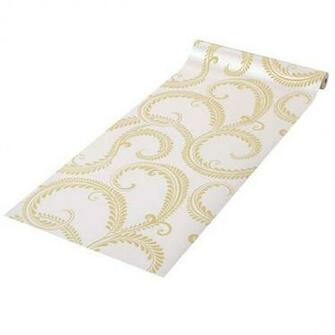 Yellow Paisley Wallpaper