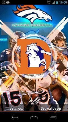 Bigger Denver Broncos Live Wallpaper For Android Screenshot