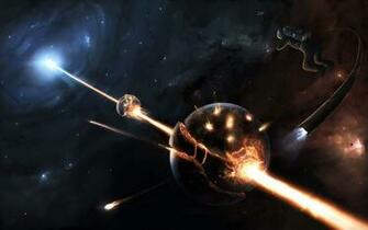 Wallpaper Space Graphics Planet Stars Apocalypse Astronaut