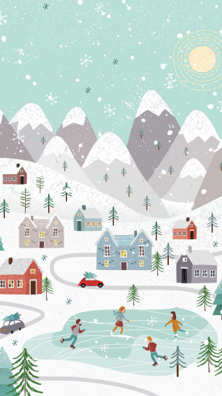 Winter Holiday Phone Wallpaper Weekly Inspiration