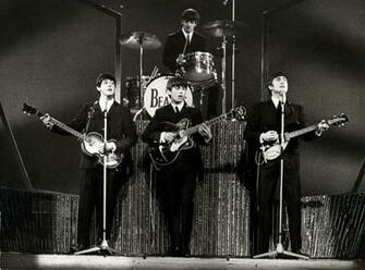 The Beatles Wallpaper Monochrome