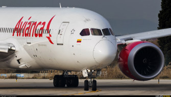N784av Avianca Boeing Dreamliner At Barcelona El Prat