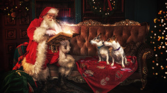 Santa Claus Christmas 4k Wallpaper iPhone HD Phone 5730h