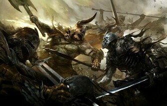 2d Art Clash Digital Concept Fantasy Movies
