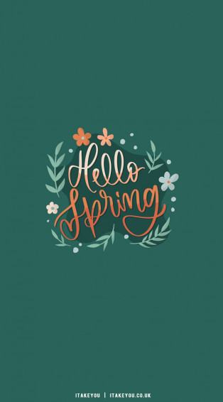 Cute Spring Wallpaper Ideas Hello For iPhone