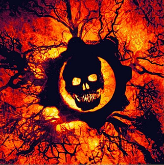 Logo Gears Of War Png Crimson