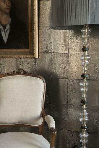 Glorious Antique Mirror Wallpaper Brave Boutique