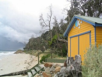 Beach Hut Wallpaper Solvay The Desktop Trying