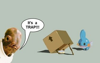 Pokemon Mudkip Funny Simple Background Wallpaper