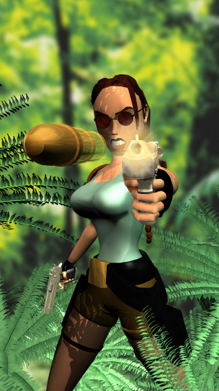 Classic Tomb Raider Mobile Wallpaper