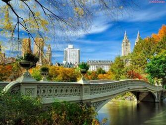 Bow Bridge Central Park New York City Bridges Architectural
