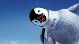 Cute Child Penguin Wallpaper Desktop