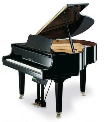 Black Grand Piano Music Objects Wallpaper Image