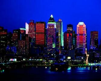 New York City Night Skyline Wallpaper IwallHD