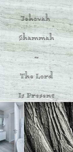 Jehovah Shammah The Lord Is Present Themed Multi Color
