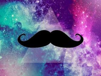 Galaxy Mustache Wallpaper