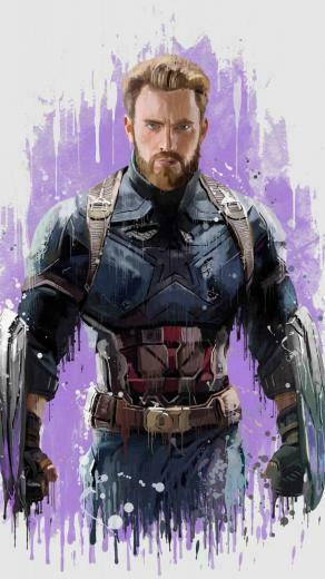 Captain America Avengers Infinity War Artwork