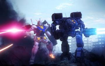Wallpaper The City Ruins Art Gundam Mobile Suit Rx