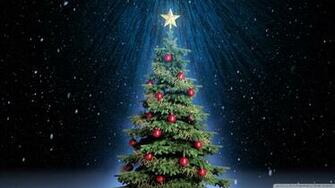 Classic Christmas Tree Wallpaper