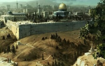 HD Wallpaper 3d Art Jerusalem Oil Painting