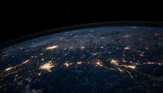 The U S Gulf Coast At Night Wallpaper