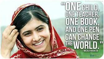 Malala Yousafzai Quotes Wallpaper Baltana