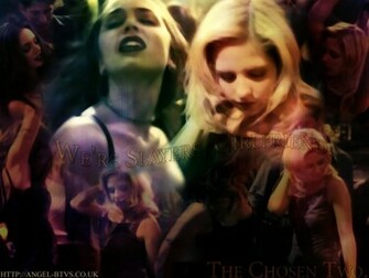 Buffy And Faith Wallpaper Desktop Background