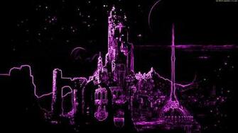 Neon City Computer Wallpaper Desktop Background