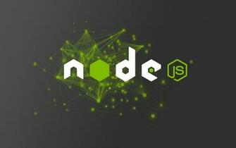 HD Wallpaper Black And Green Text Node Js Javascript Studio