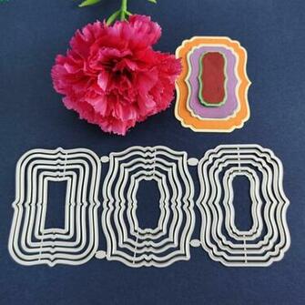 Multi Lace Layer Background Wallpaper Metal Cutting Die
