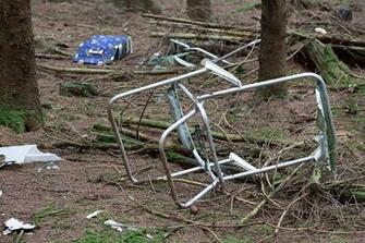 HD Wallpaper White Treestand Pollution Garbage Forest