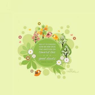 April Good Deeds Desktop Calendar Wallpaper