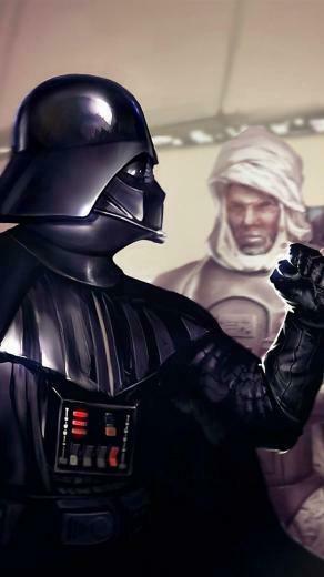 Wallpaper Star Wars Darth Vader Boba Fett Fist