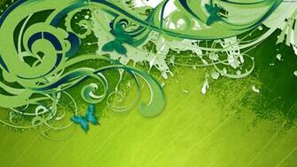Green Vector HDtv Wallpaper HD