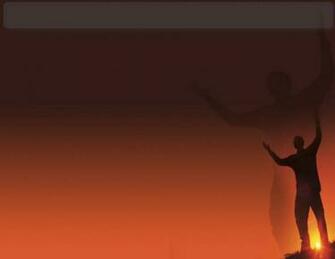 Abstract Praise Background Man