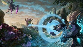 League Of Legends Ezreal Teemo Wallpaper Game HD 1080p